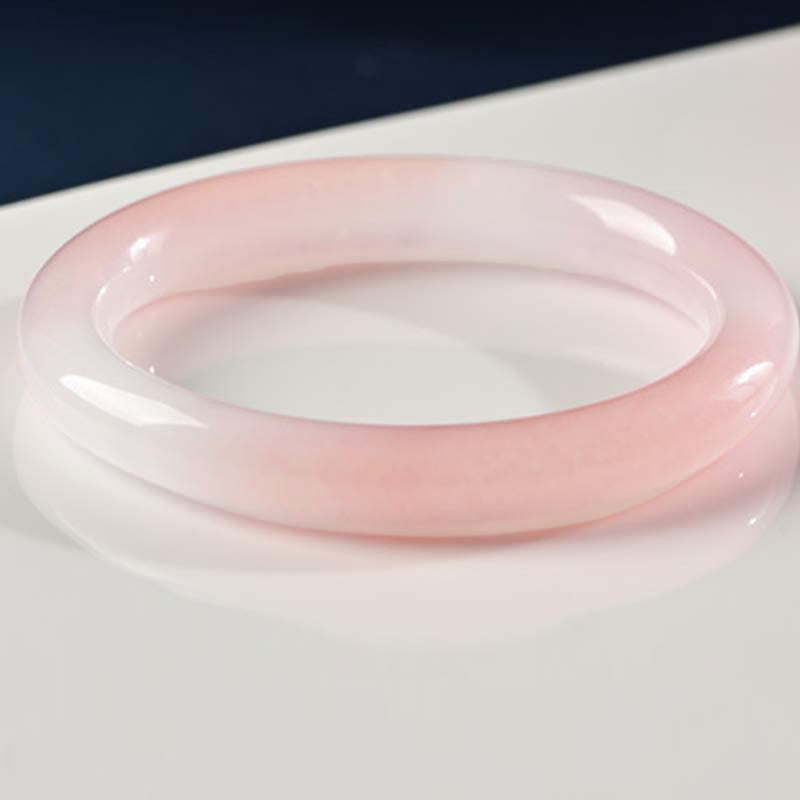 Buddha Stones Pink Crystal Love Warmth Bracelet Bangle - image 9