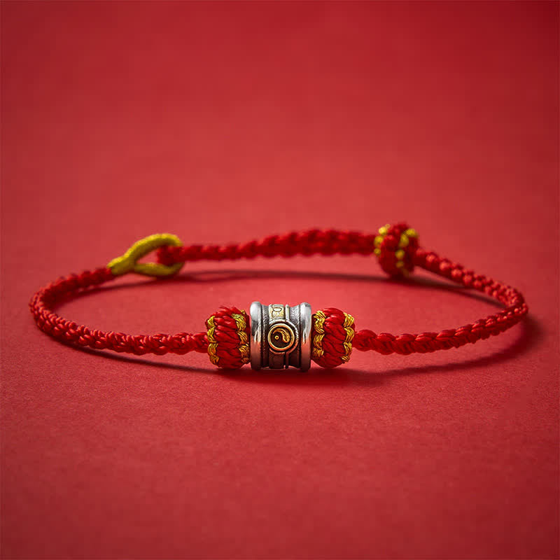 Buddha Stones Copper Yin Yang Red String Harmony Bracelet - image 17