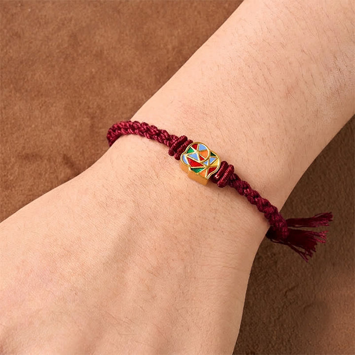 Buddha Stones Elephant Red String Balance Tibet Adjustable Bracelet - image 10