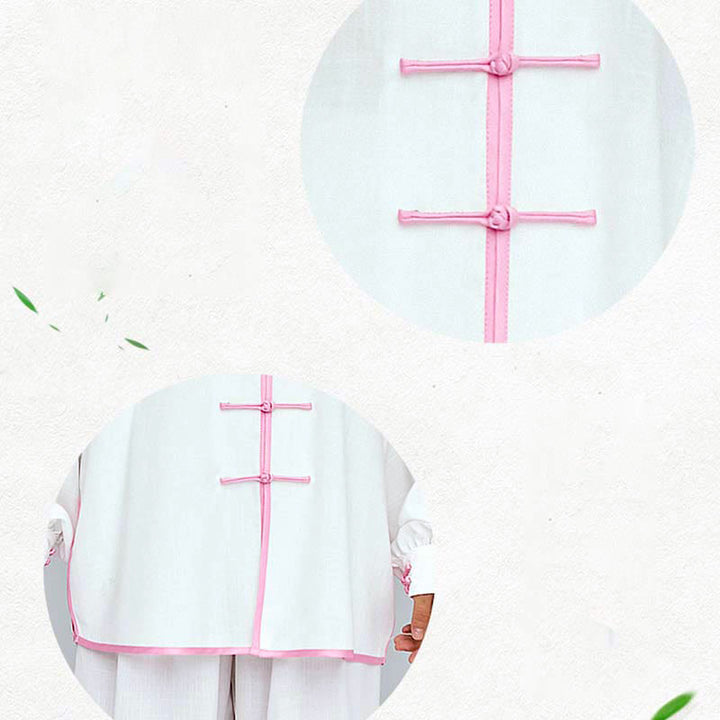 Buddha Stones Meditation Zen Prayer Spiritual Tai Chi Qigong Practice Unisex Embroidery Clothing Set - image 13