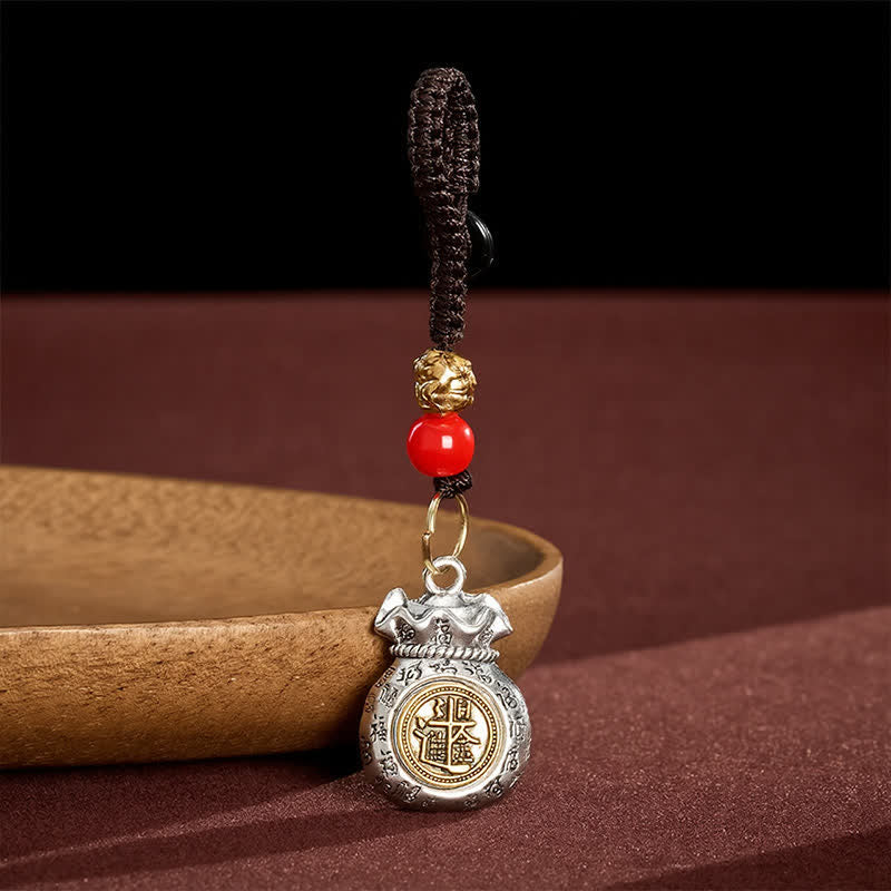 Buddha Stones Braided Chinese Zodiac Fu Character Fortune Keychains - image 4