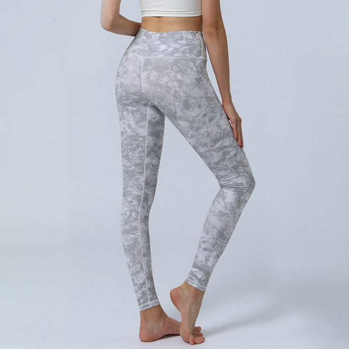 Buddha Stones Flowers Leaves Print Sports Fitness Yoga High Waist Leggings Women's Yoga Pants - image 17
