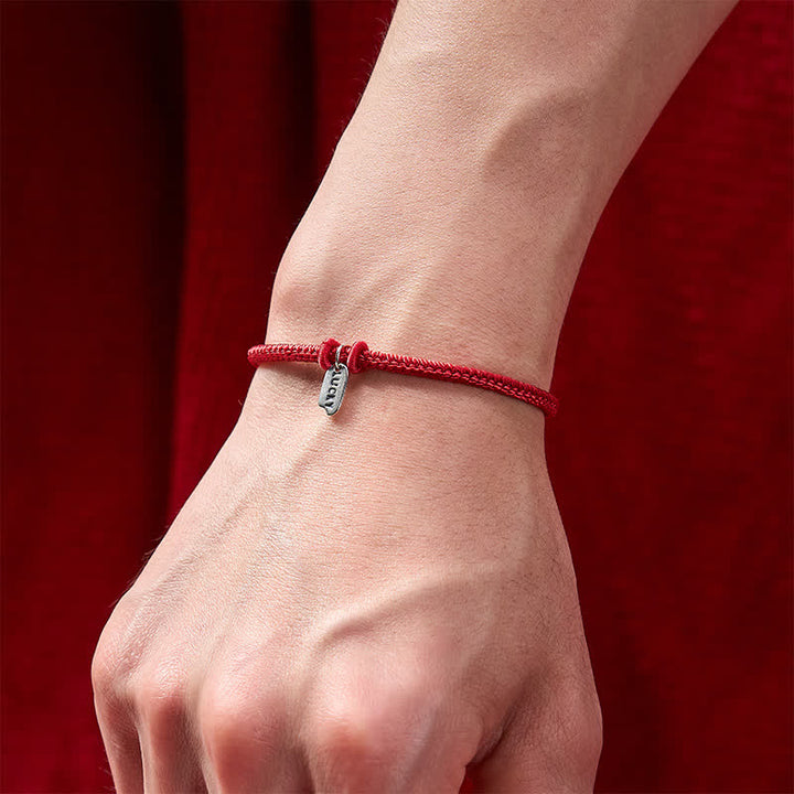 Buddha Stones Handmade Braided Red String LUCKY Charm Adjustable Bracelet - image 10