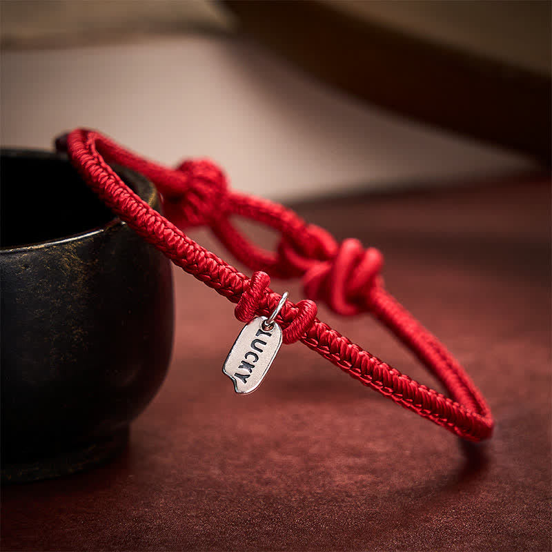 Buddha Stones Handmade Braided Red String LUCKY Charm Adjustable Bracelet - image 7