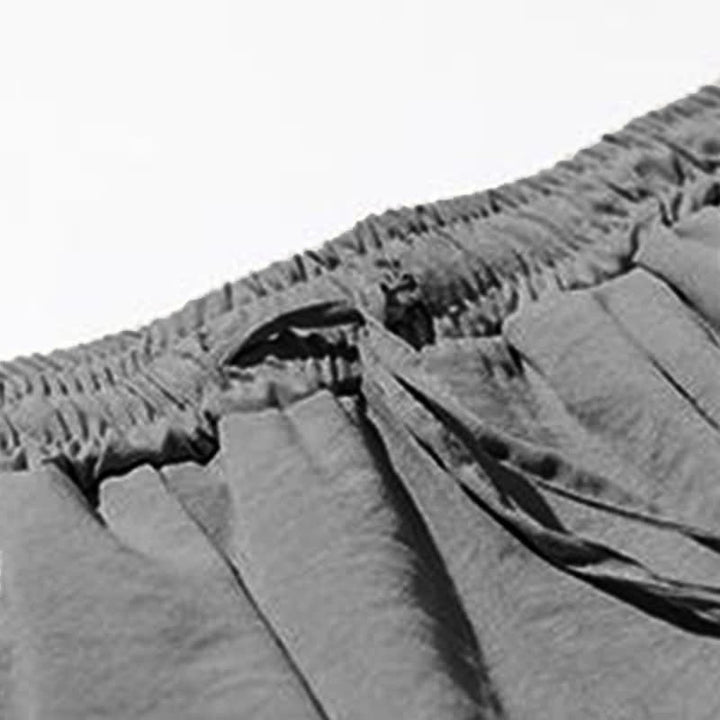 Buddha Stones Spring Summer Casual Drawstring Solid Cropped Pants Men's Tapered Pants With Pocket - image 26
