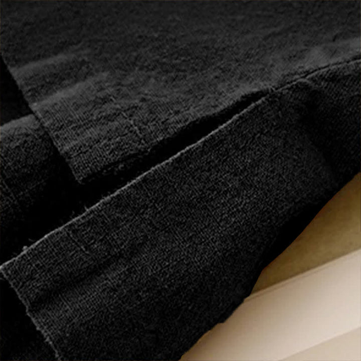 Buddha Stones Casual Plain  Women's Crew Neck Design Loose Half Sleeve T-shirt - image 19