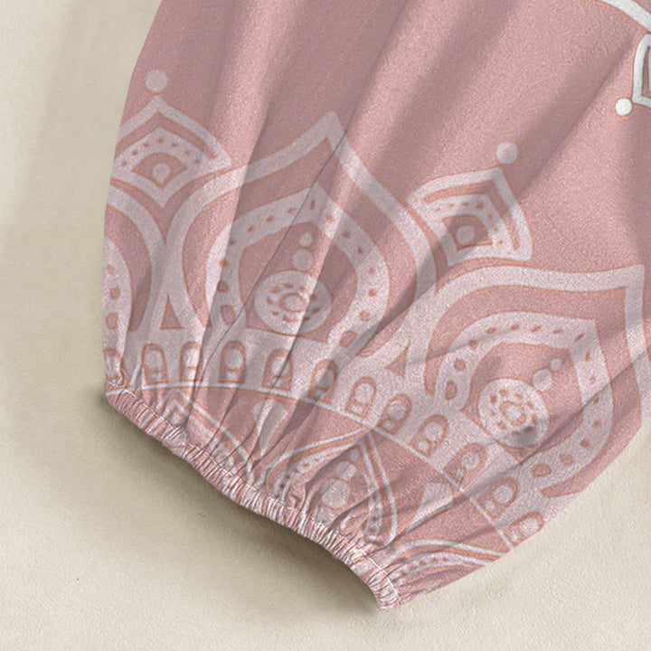 Buddha Stones Cotton Boho White Mandala Pattern Women's Elastic Waist Harem Pants With Side Pockets - image 5