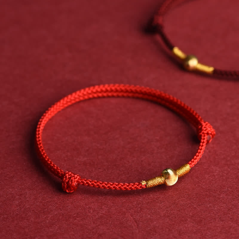Buddha Stones Red String Hand-Woven Protection Bracelet Anklet - image 12