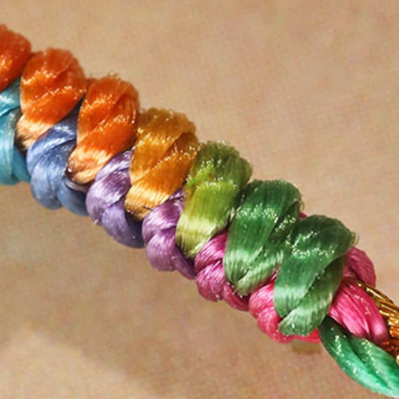 Buddha Stones Hand-Woven Colorful Red String Lucky Cord Bracelet - image 11