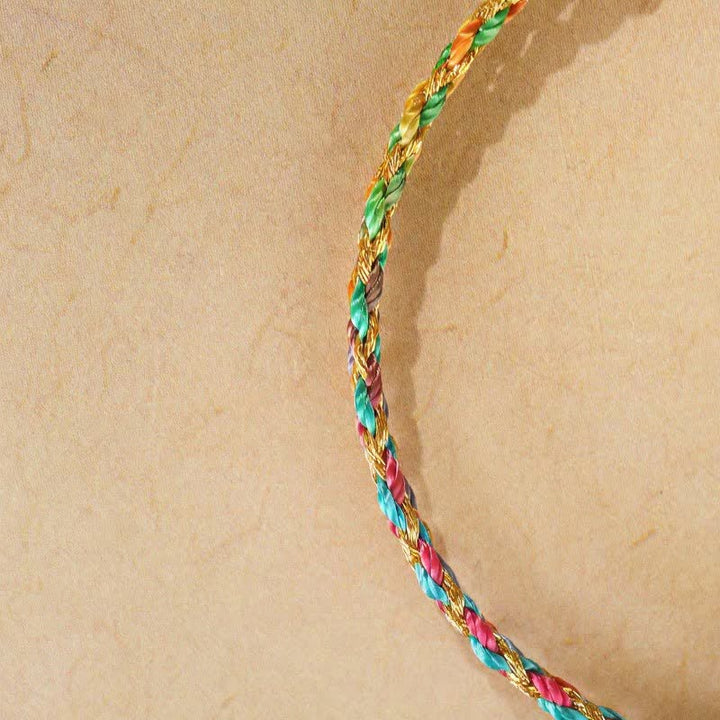 Buddha Stones Hand-Woven Colorful Red String Lucky Cord Bracelet - image 12