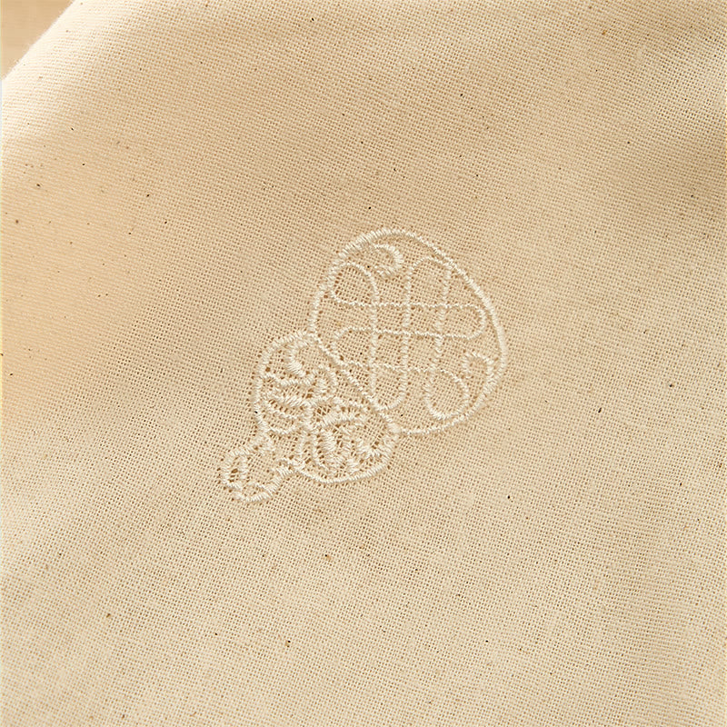 Buddha Stones Summer Tang Style Mandarin Collar Frog Button Gourd Embroidery Women's Short Sleeve Shirts - image 16