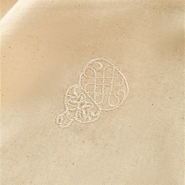 Buddha Stones Summer Tang Style Mandarin Collar Frog Button Gourd Embroidery Women's Short Sleeve Shirts - image 16