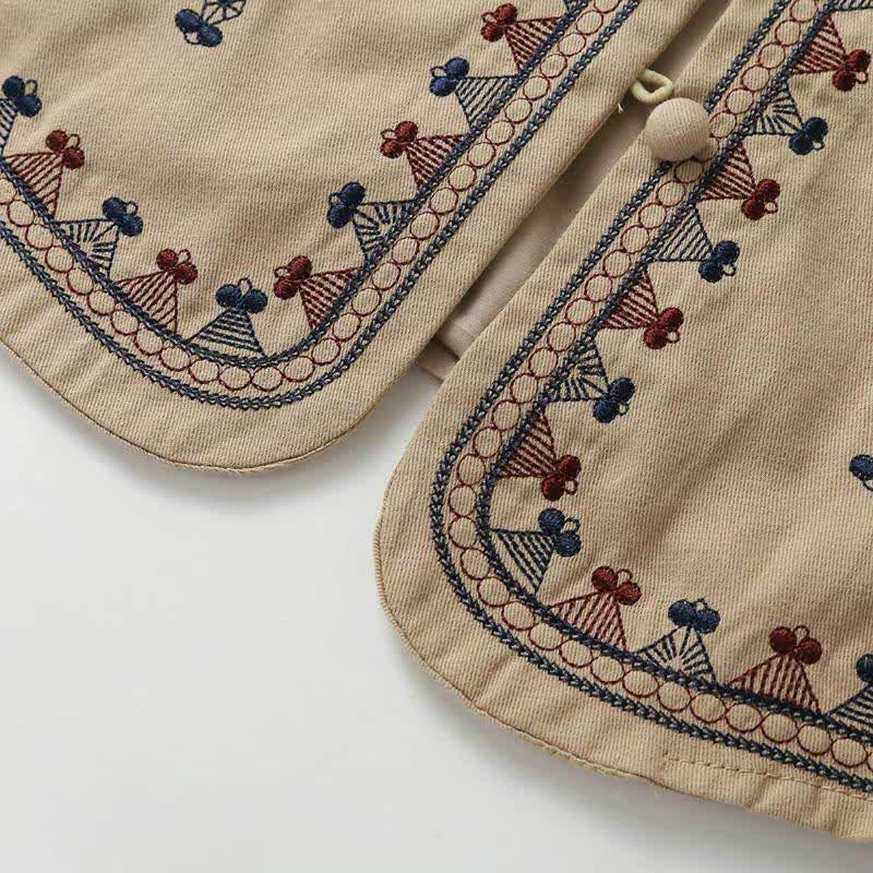 Buddha Stones Summer Boho Vintage Embroidery Geometric Tank Top Women's Sleeveless Shirts - image 8