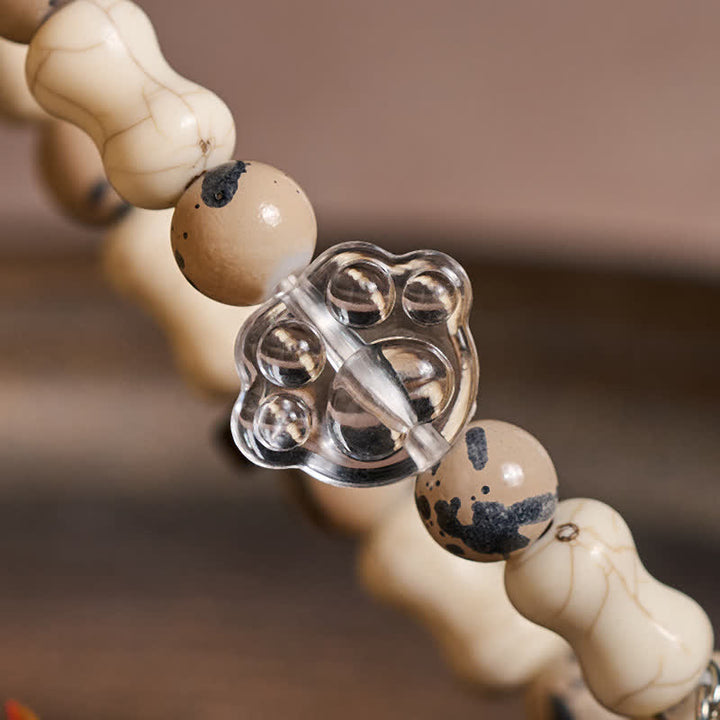 Buddha Stones Cat Skull Bone Design Courage Bracelet - image 5