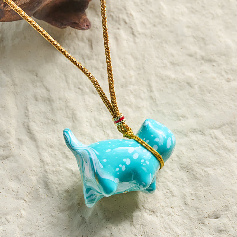 Buddha Stones Cute Cat Charm Balance Necklace - image 24