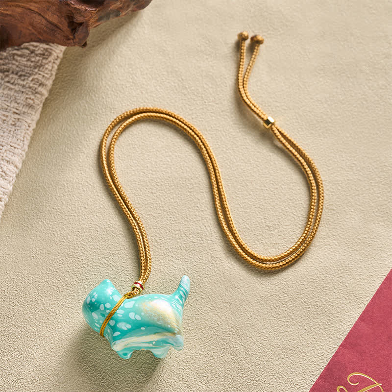 Buddha Stones Cute Cat Charm Balance Necklace - image 25