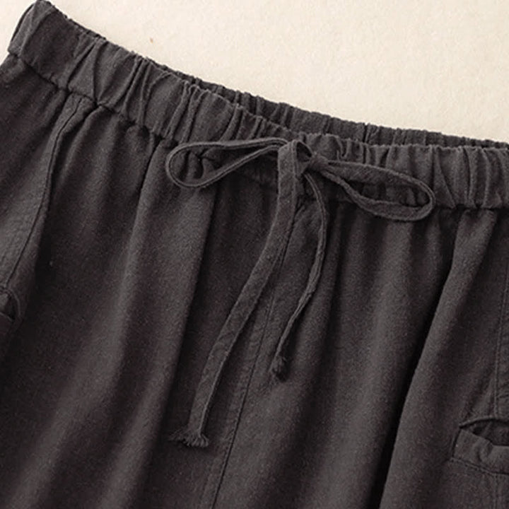 Buddha Stones Drawstring A-line Elastic Waist Women's Skirt - image 14