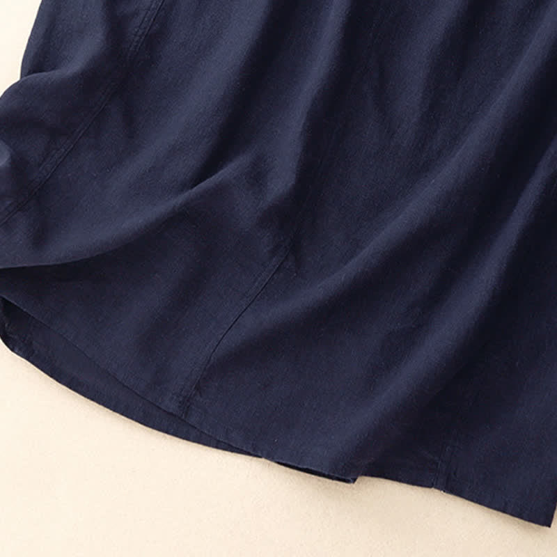 Buddha Stones Drawstring A-line Elastic Waist Women's Skirt - image 3