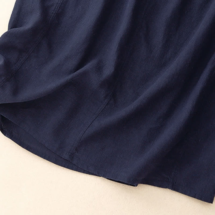 Buddha Stones Drawstring A-line Elastic Waist Women's Skirt - image 3
