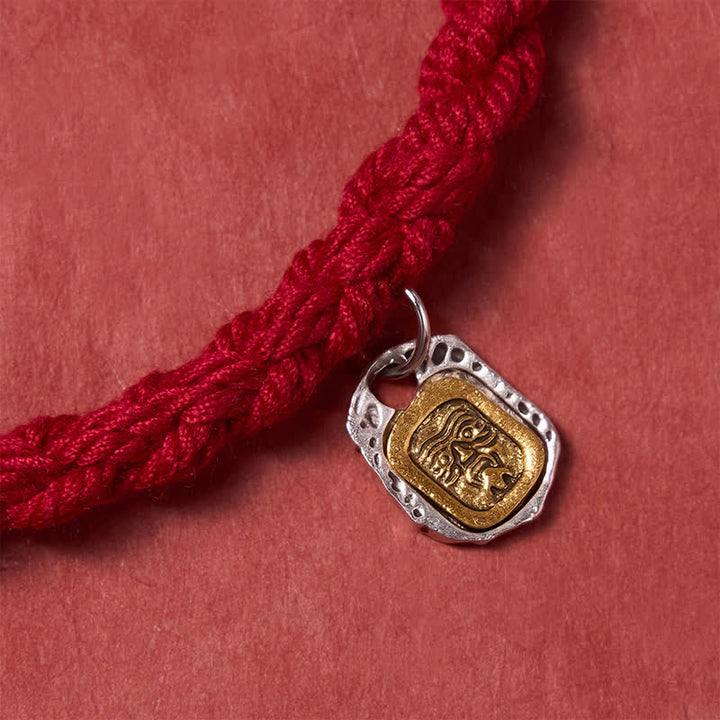 Buddha Stones Copper Accent Red String Harmonic Connection Bracelet - image 5