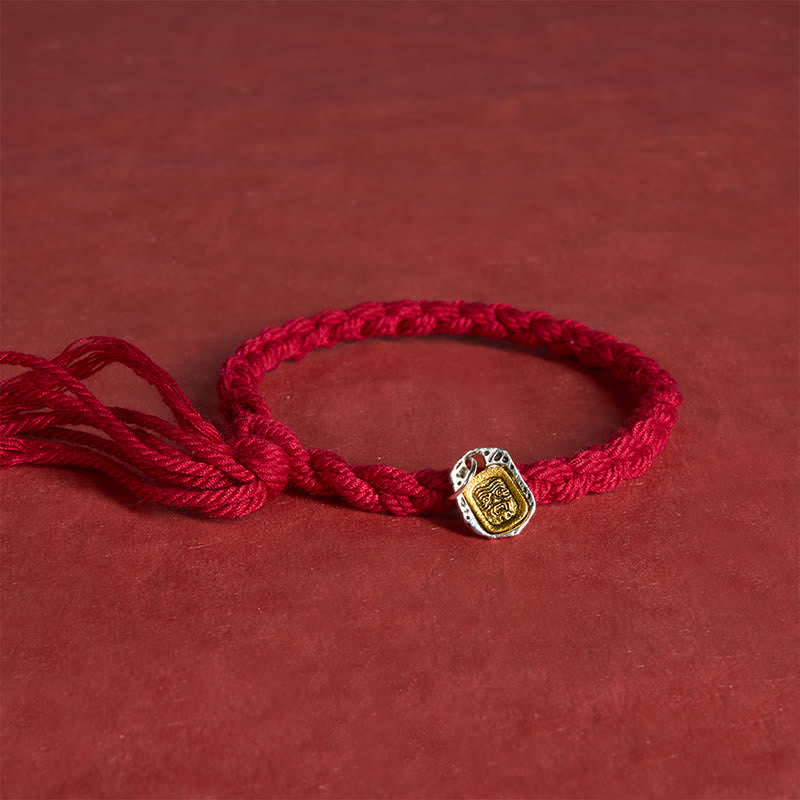 Buddha Stones Copper Accent Red String Harmonic Connection Bracelet - image 4