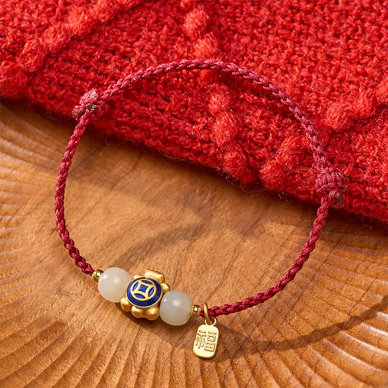 Buddha Stones Turtle Red String Hand-Woven Strength Bracelet - image 20
