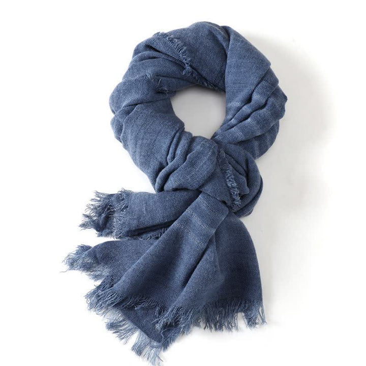 Buddha Stones Spring Fall Artful Textured Everyday Men's Scarf - image 1