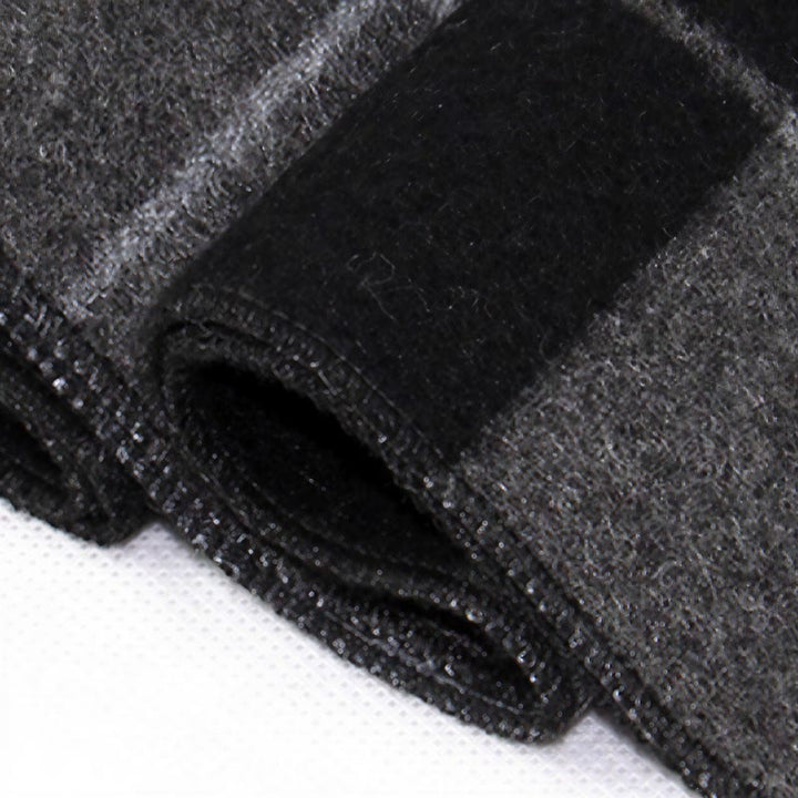 Buddha Stones Fall Winter Classic Grey Plaid Fringe Cozy Scarves - image 9