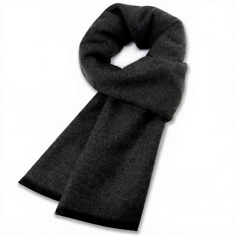 Buddha Stones Fall Winter Classic Grey Plaid Fringe Cozy Scarves - DarkGray - image 17