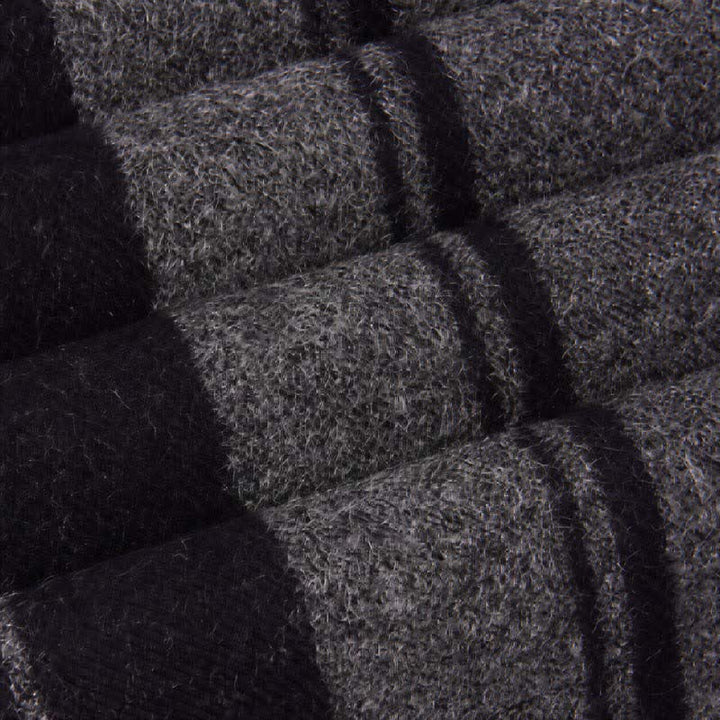 Buddha Stones Fall Winter Classic Check Pattern Soft Knit Commuter Scarves - image 2