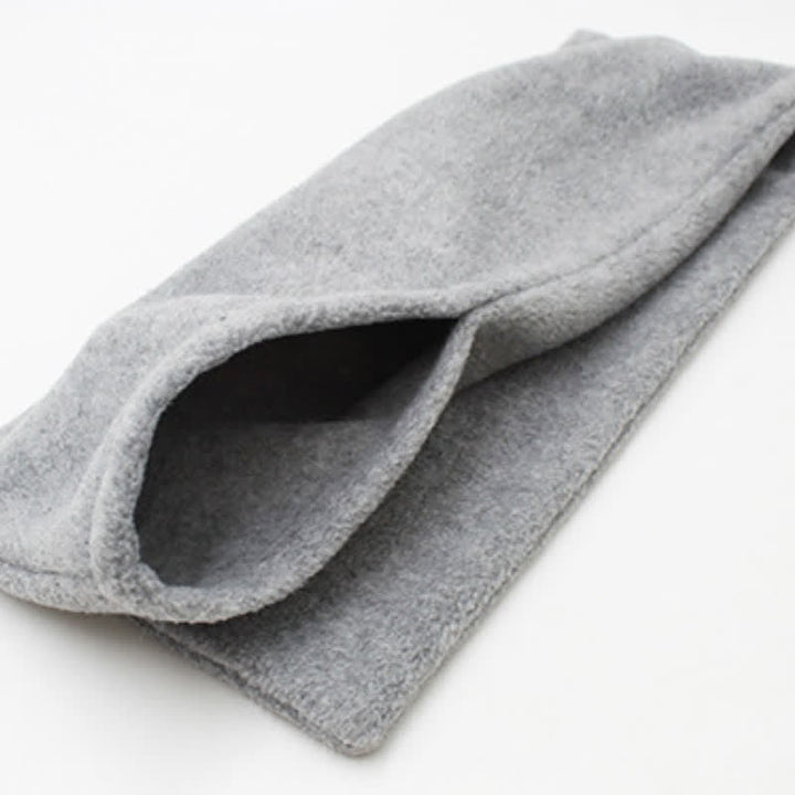 Buddha Stones Fall Winter Plush Cross Front Neck Warmer Minimalist Scarves - image 17