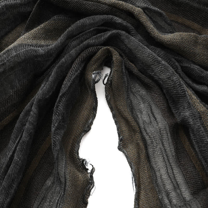 Buddha Stones Spring Fall Relaxed Gauzy Striped Travel Ready Men's Scarf - image 4