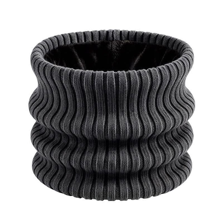 Buddha Stones Winter Ribbed Knit Fleece Lined Neck Gaiter Men's Scarf - DarkSlateGray - image 12
