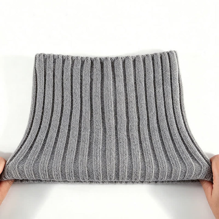 Buddha Stones Winter Ribbed Knit Fleece Lined Neck Gaiter Men's Scarf - image 2