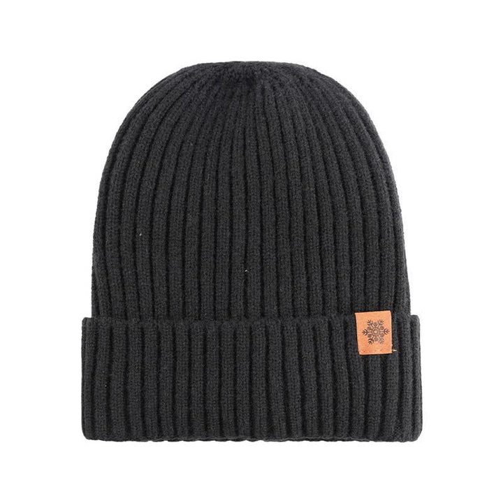 Buddha Stones 3Pcs Winter Ribbed Knit Matching Gift Set Men's Scarf Hat Gloves - image 1
