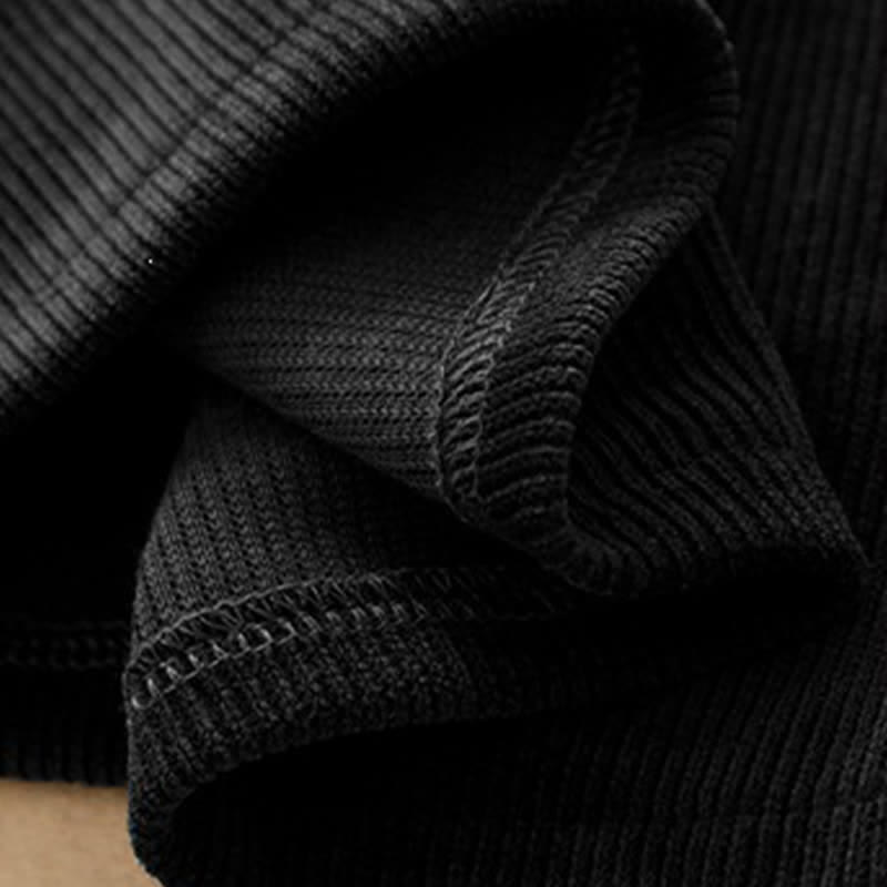 Buddha Stones Fall Winter Casual Tang Style Quarter Zip Solid Corduroy Women's Long Sleeve Dress With Pockets - image 20