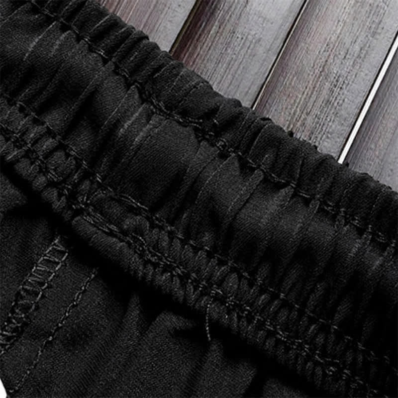 Buddha Stones 2Pcs Spring Fall Tang Style Classic Mandarin Collar Cloud Pattern Men's Meditation Cloth With Pockets - image 5
