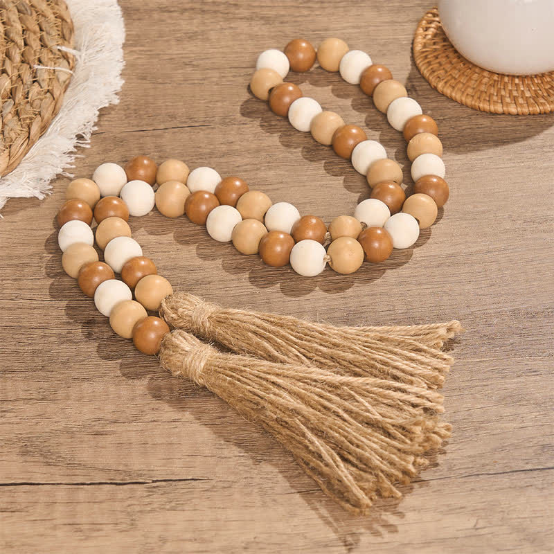Buddha Stones Boho Country Beaded Tassel Accent Mindful Living Decor - image 9