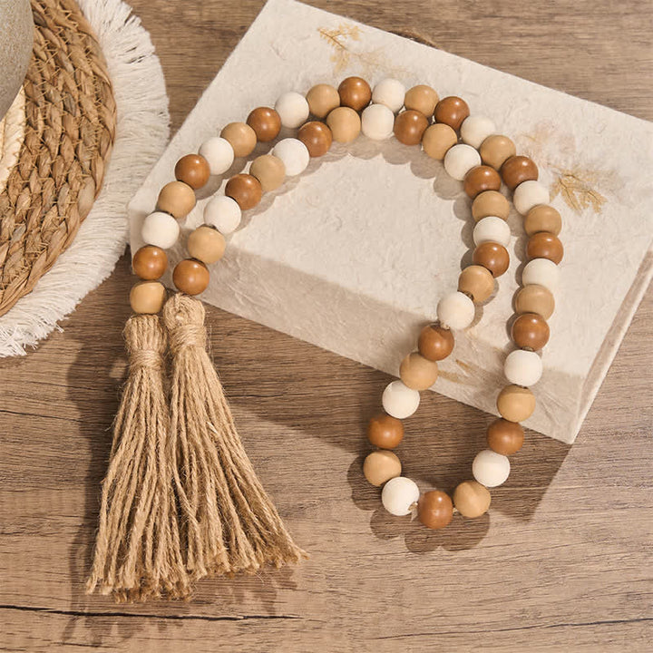 Buddha Stones Boho Country Beaded Tassel Accent Mindful Living Decor - image 10