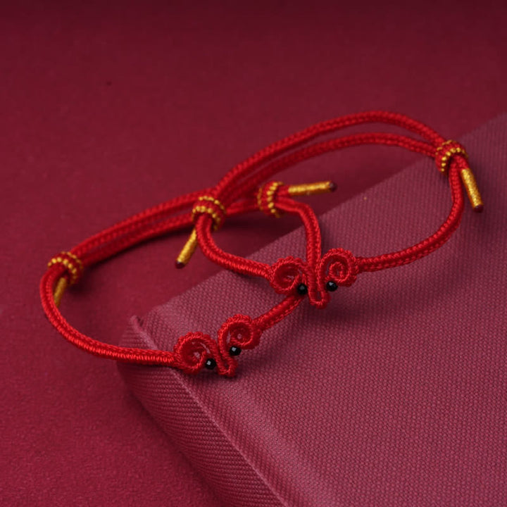 Buddha Stones Hand-Woven Red String Goat Luck Bracelet - image 3