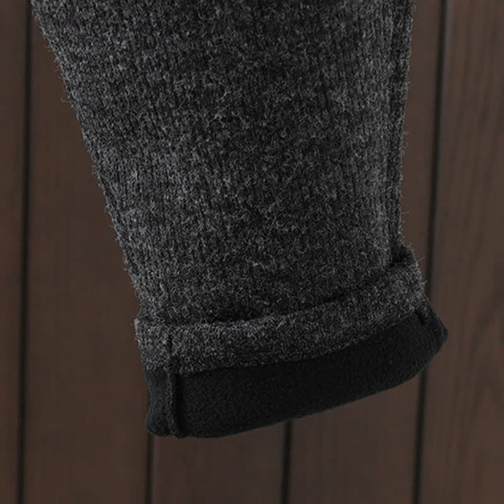 Buddha Stones Winter Casual Solid Cotton Ankle Pants Women's Tapered Pants With Pocket - image 12