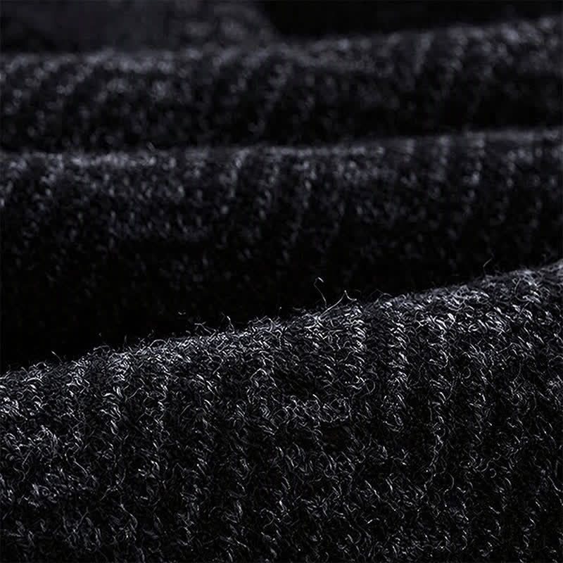 Buddha Stones Fall Winter Understated Herringbone Travel Men's Scarf - image 8