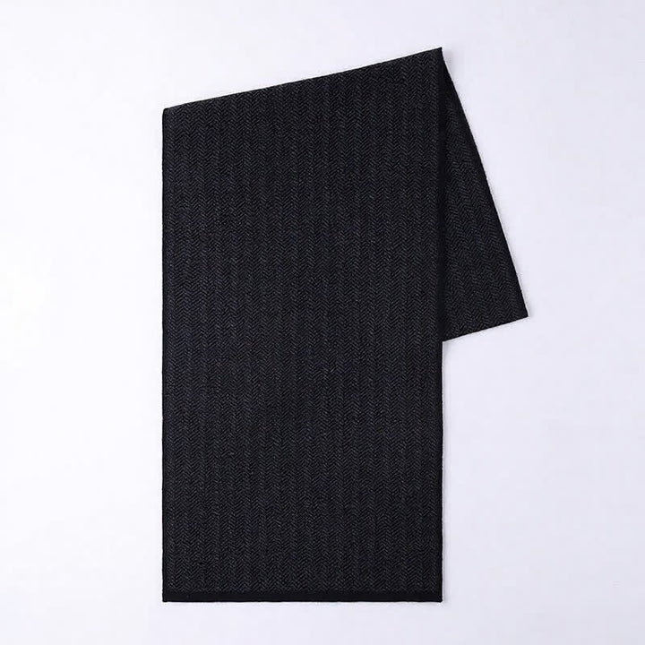 Buddha Stones Fall Winter Understated Herringbone Travel Men's Scarf - image 5
