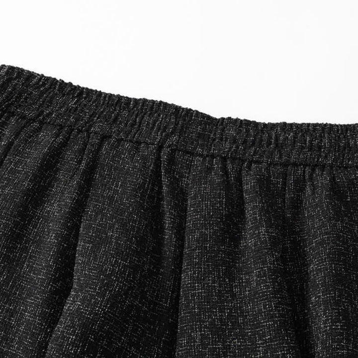 Buddha Stones Fall Winter Casual Drawstring Embroidery Character Solid Long Pants Men's Harem Pants With Pockets - image 3