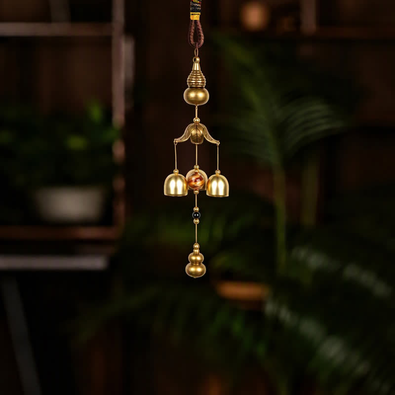 Buddha Stones Pi Xiu Bagua Gourd Coin Wealth Bells & Chimes - image 19