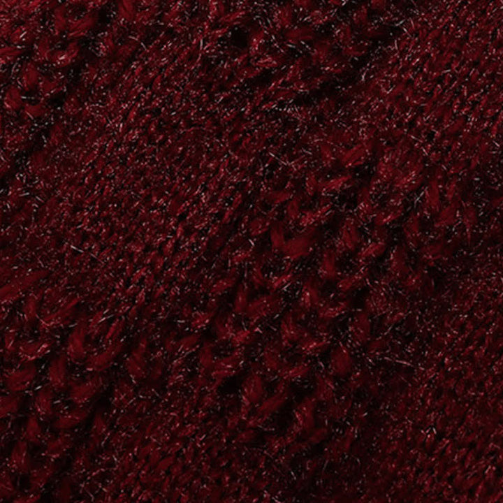 Buddha Stones Fall Winter Ribbed Knit Floral Fleece-lined Thickened Women's Hat - image 8