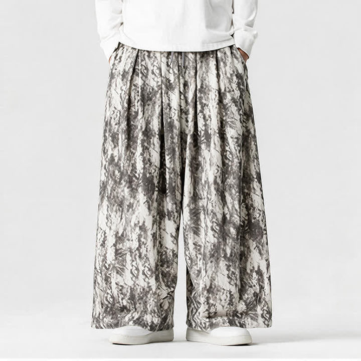 Buddha Stones Spring Fall Casual Simple Striped Ankle Pants Corduroy Men's Straight Leg Pants With Pockets - image 3