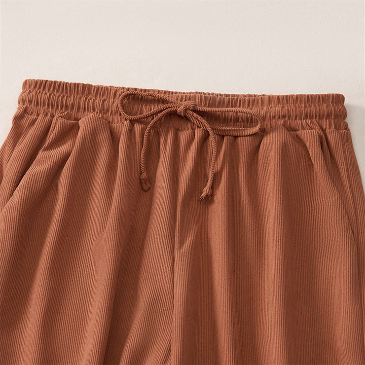 Buddha Stones Spring Casual Minimalist Drawstring Solid Ankle Pants Women's Harem Pants With Pockets - image 12