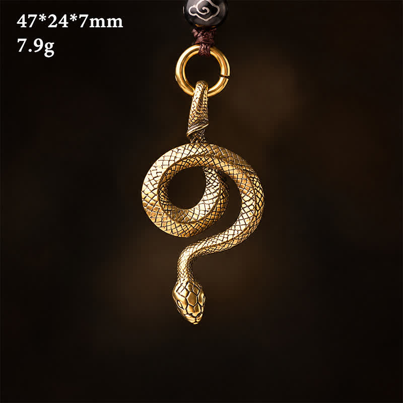 Buddha Stones Brass Chinese Zodiac Luck Braided Charm Keychains - image 20