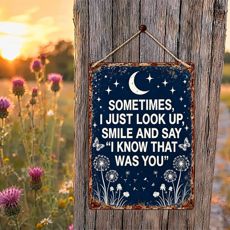 Buddha Stones Moon and Star Remembrance Quote Hanging Metal Iron Meaningful Symbols Wall Art - image 1